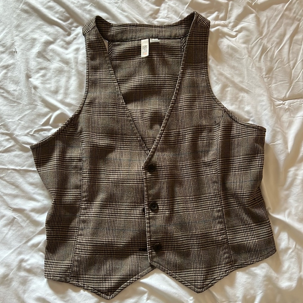 Vintage Route 66 Oversized Vest
